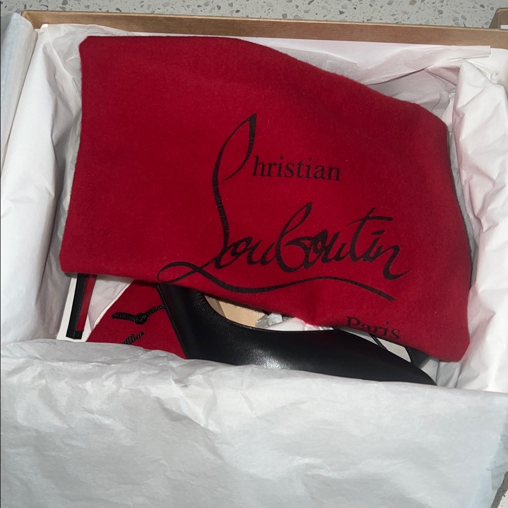 NEW Christian Louboutin Pigalle 85 Black Size 39 - Picture 2 of 10